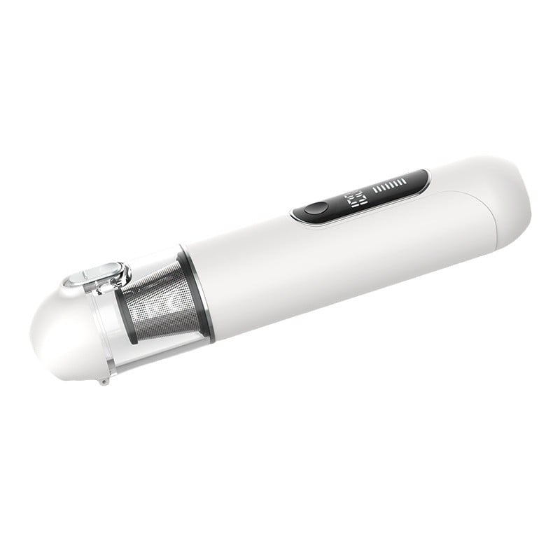 Bezvadu rokasputekļu sūcējs automašīnai, ar integrētu akumulatoru, ar brushless motoru, spēcīga sūcēja jauda, mitra un sausa lietošana, 2-in-1 birste tīrīšanai un sūcībai