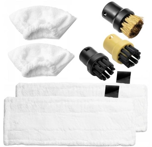 Set nastavaka za Kärcher parni mop: kompatibilan sa SC2/SC3/SC4/SC5, 55W, 220V, kabel duljine 1 m, pokriva 51–100 m²