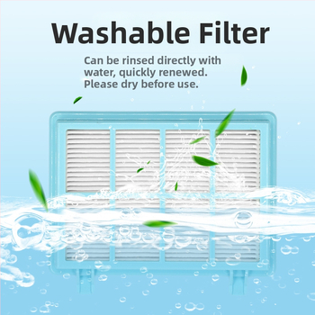 Longbo filtrų elementai Philips dulkių siurbliui FC8010/FC9515/FC9516/FC9331 — namų naudojimui, tinkamas 101–150 m²