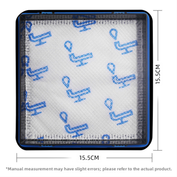 Longbo filtrų elementai Philips dulkių siurbliui FC8010/FC9515/FC9516/FC9331 — namų naudojimui, tinkamas 101–150 m²