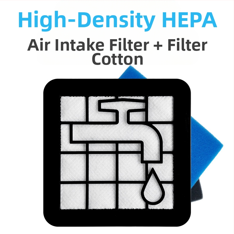 Longbo filtrų elementai Philips dulkių siurbliui FC8010/FC9515/FC9516/FC9331 — namų naudojimui, tinkamas 101–150 m²