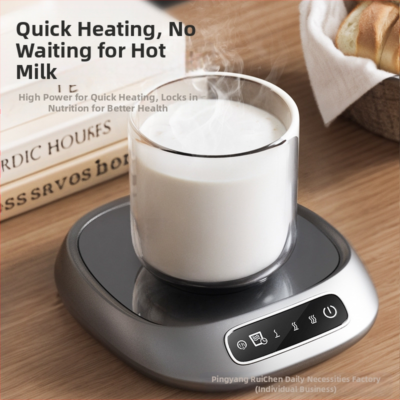 USB подгряваща подложка за чаша със сензорен контрол, пластмасов корпус, за домашна настолна употреба