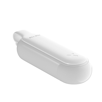 Κουτί χαπιών σε ιαπωνικό στυλ, διπλής λειτουργίας διανομέας φαρμάκων με διαχωριστικά, ABS πλαστικό, χωρητικότητα 1 L