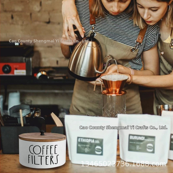 Ξύλινο κουτί φιλτραρίσματος καφέ, μοντέλο L3-25, με καπάκι, χωρητικότητα 1 λίτρο, μοντέρνο μινιμαλιστικό στυλ