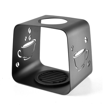 Μεταλλική ράγα καφέ φίλτρου – βιομηχανικού στυλ μοντέρνας απλότητας; μη χειροποίητη κατασκευή; κατάλληλη για μπαρ, καφέ και εστιατόριο