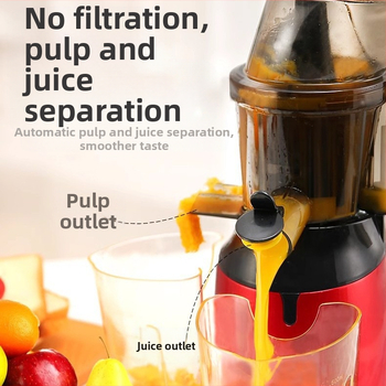 Сокоизстисквачка за плодове и зеленчуци с разделяне на пулпа, капацитет 1000 мл, максимум сок 1501 мл+, скорост максимум 12000 rpm, ABS корпус, кутия за пулпа 0.5–1 л