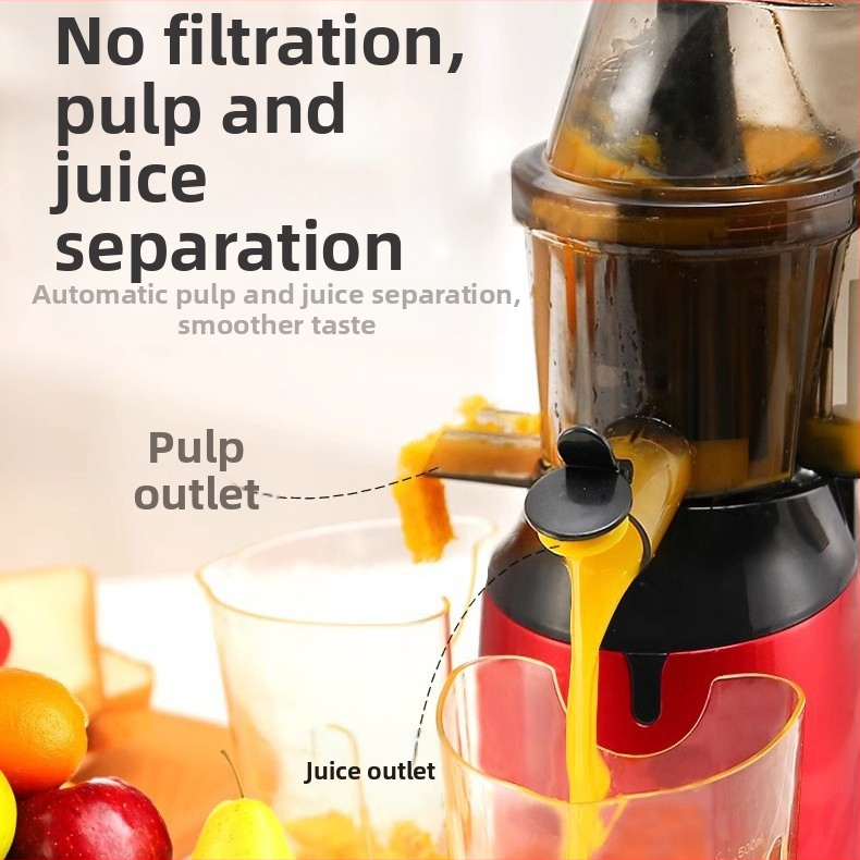 Сокоизстисквачка за плодове и зеленчуци с разделяне на пулпа, капацитет 1000 мл, максимум сок 1501 мл+, скорост максимум 12000 rpm, ABS корпус, кутия за пулпа 0.5–1 л