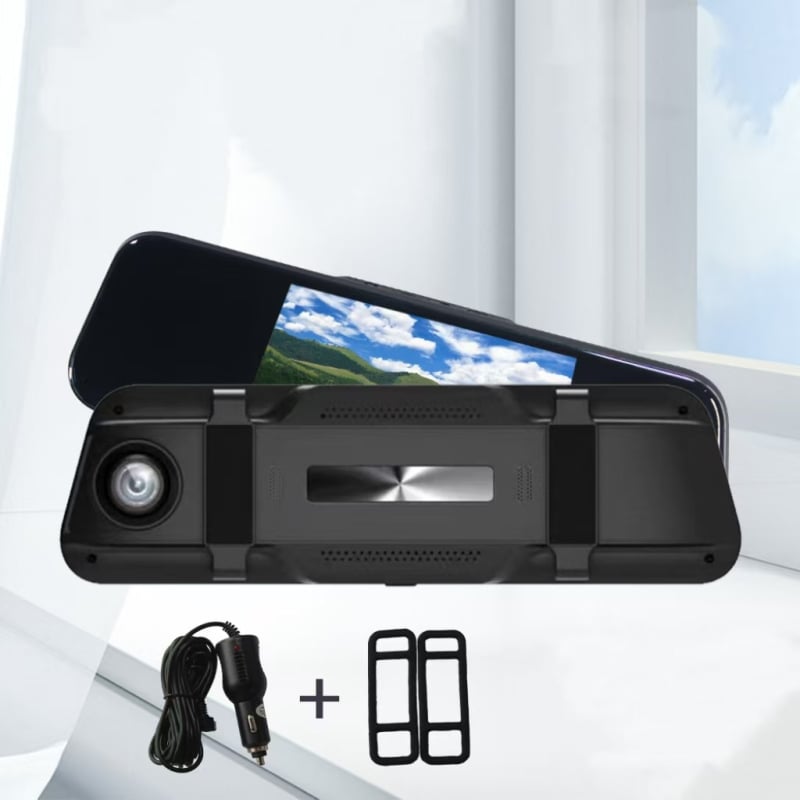 Priekšējā un aizmugurējā divkanāļu auto kamera, 1080p, parkošanās uzraudzība, nakts redze, cikliska ieraksts