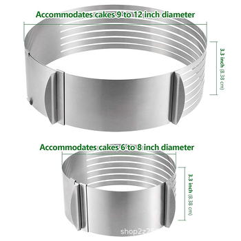 Nerūdijančio plieno daugiasluoksnė žiedinė forma duonos riekelėms