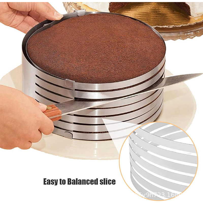 Nerūdijančio plieno daugiasluoksnė žiedinė forma duonos riekelėms