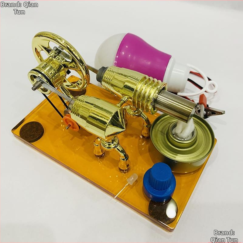 Tvaika dzinēja zinātnes spēļu modelis – nav elektrisks, nav DIY, 14+ gadiem un piemērots senioriem