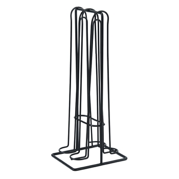 Geležinis dvipusis kavos kapsulių laikiklis — daugiafunkcis, šiuolaikiškas minimalistinis stilius, pristatymas 2024 m. pavasarį