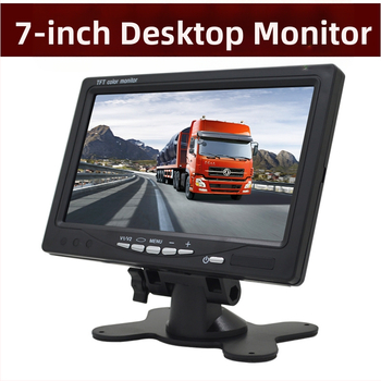 Automašīnas LCD displejs HD7, TFT ekrāns, 1024x600 izšķirtspēja, AV ieeja