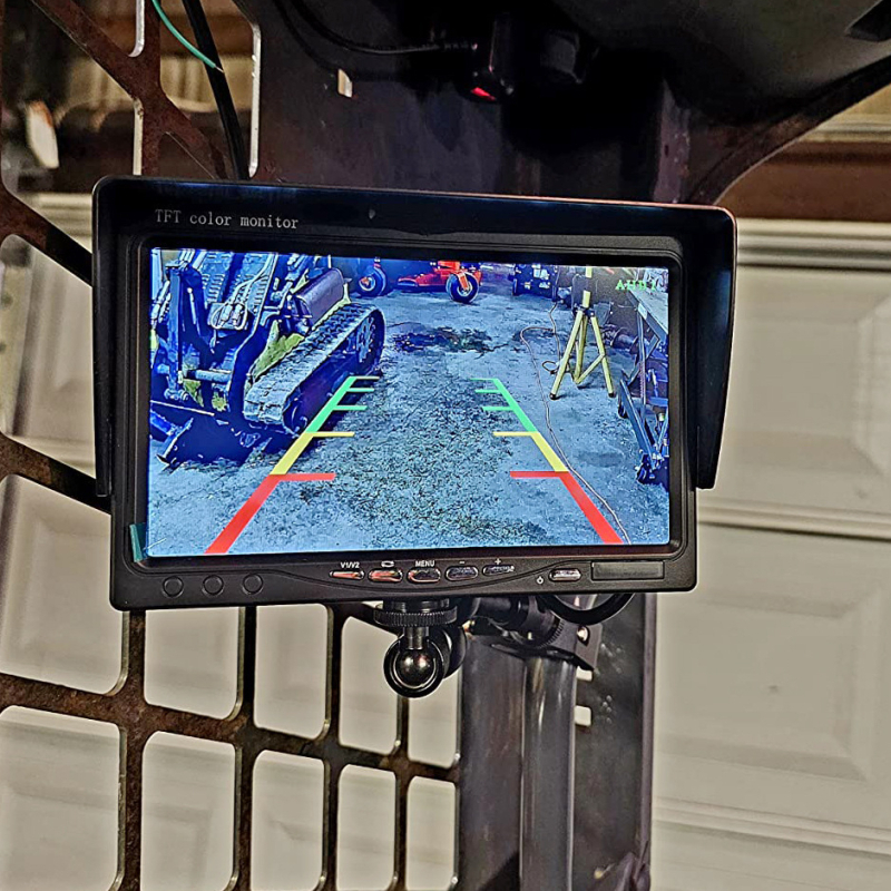 Automašīnas LCD displejs HD7, TFT ekrāns, 1024x600 izšķirtspēja, AV ieeja