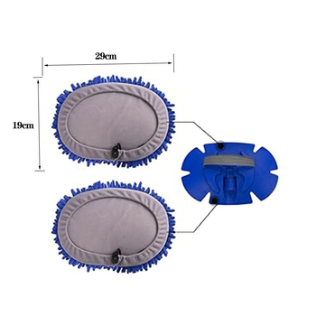 Shunhu Chenille mop για πλύσιμο αυτοκινήτων, αναδιπλούμενο, προσαρμόσιμο εργαλείο καθαρισμού
