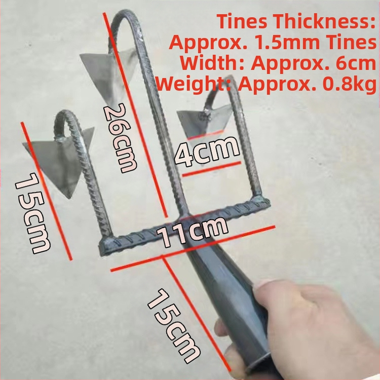 Xiaonong Tryjų ir Keturių Dantų Žemės Kasimo Įrankis