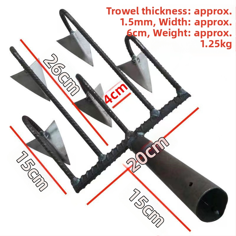 Xiaonong Tryjų ir Keturių Dantų Žemės Kasimo Įrankis