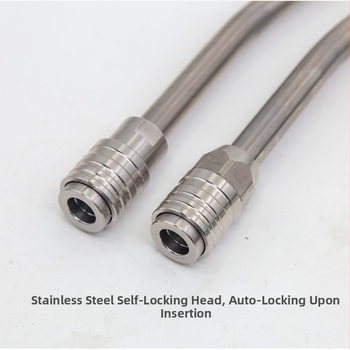 Automobiļu tīrīšanai augstā spiediena pistole ar nerūsējoša tērauda 304 galviņu un plastmasas rokturu; lietojums: auto mazgāšana; spiediens 300; svars 500 g