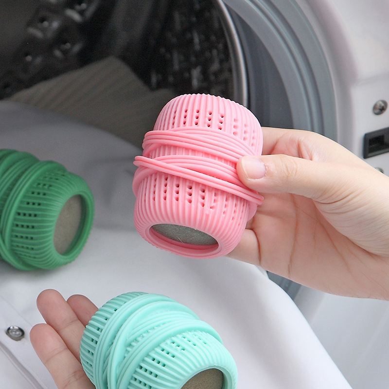 Jia Ying перална топка за пране с TPE и гъба, антизаплитане, за пералня, пакет 300 бр.
