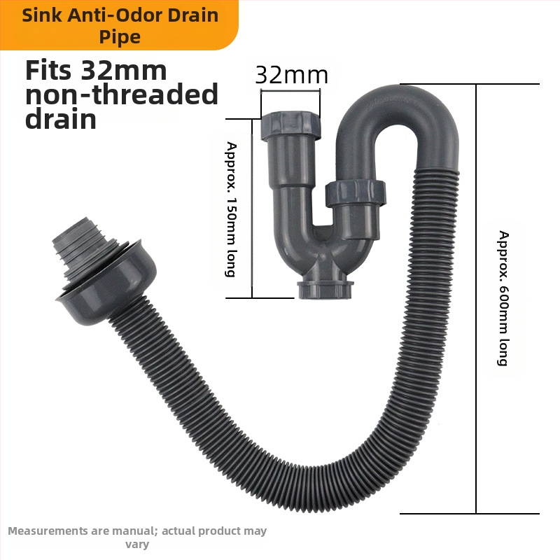 S-bend αποχετευτικός σωλήνας με αποσμητική λειτουργία | Μοντέλο: S-bend deodorant sewer pipe; Υλικό: PP; Σχήμα: S Bend; Μάρκα: Ruiquan