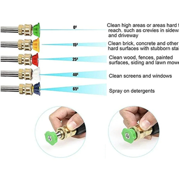 Augstspiediena smidzinātājs automašīnu mazgāšanai, ZANCHY, nerūsējošā tērauda un misiņa konstrukcija, 4000 psi, 650 g