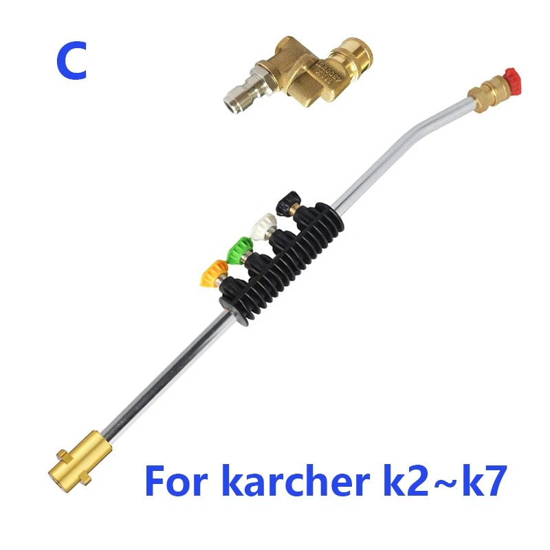 Augstspiediena smidzinātājs automašīnu mazgāšanai, ZANCHY, nerūsējošā tērauda un misiņa konstrukcija, 4000 psi, 650 g