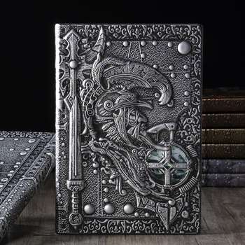 Bilježnica Billion Gold Craft, model Undead Bird, naslovnica od umjetne kože, ljepilo povezivanje, offset papir, 80 gsm