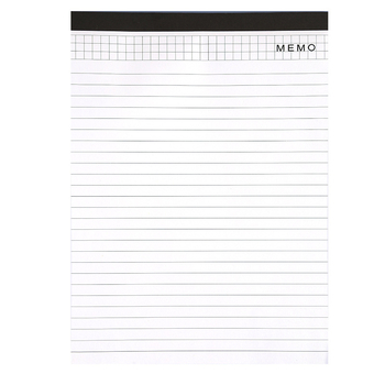 Bloc de notițe pentru procese-verbale cu pagini despărțibile | Legătură cu adeziv | 25 pagini | Hârtie 80 g/m² | Copertă: Hârtie