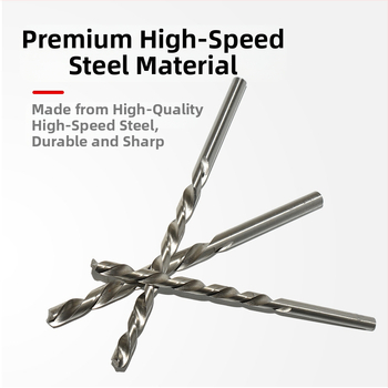 Longxing Ruiyu Σετ σπειροειδών τρυπανιών για ξύλο με εκτεταμένο μήκος, χάλυβας υψηλής ταχύτητας, ευθύς άξονας