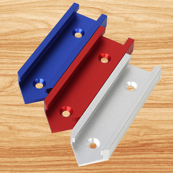 Αλουμινένιο σετ διασταύρωσης Τ-καναλιού για μίτερ τραπέζι, 4 τεμάχια, εργαλεία ξυλουργικής οικιακή χρήση