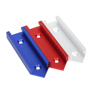 Αλουμινένιο σετ διασταύρωσης Τ-καναλιού για μίτερ τραπέζι, 4 τεμάχια, εργαλεία ξυλουργικής οικιακή χρήση