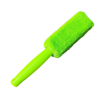 Μικροϊνες βούρτσα τροχών με μακριά λαβή και στριμμένο ύφασμα για πλύσιμο αυτοκινήτου