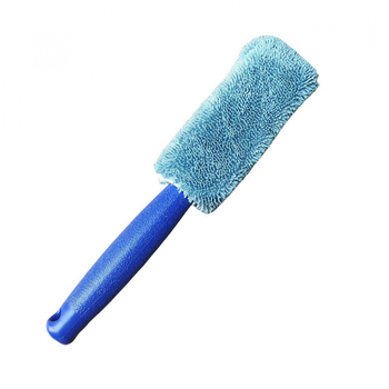 Μικροϊνες βούρτσα τροχών με μακριά λαβή και στριμμένο ύφασμα για πλύσιμο αυτοκινήτου