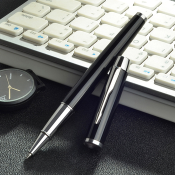 Metalo parašų rašiklis dovanų rinkinyje su logotipo spauda, graviruotas vardas, juoda tinta