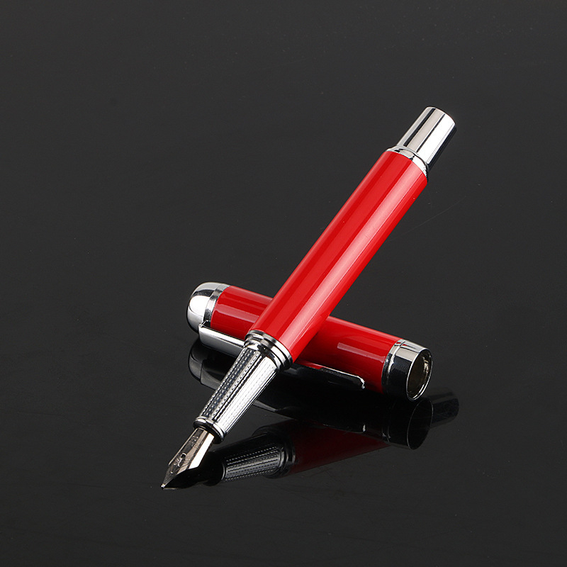 Metalinio korpuso plunksnakojis, modelis 112#, Yijin plunksnos galiukas, dažų sugėrimo sistema (ink absorber), logotipo graviravimas, galima pritaikyti, tinkamas kaip verslo ir reklamų dovana