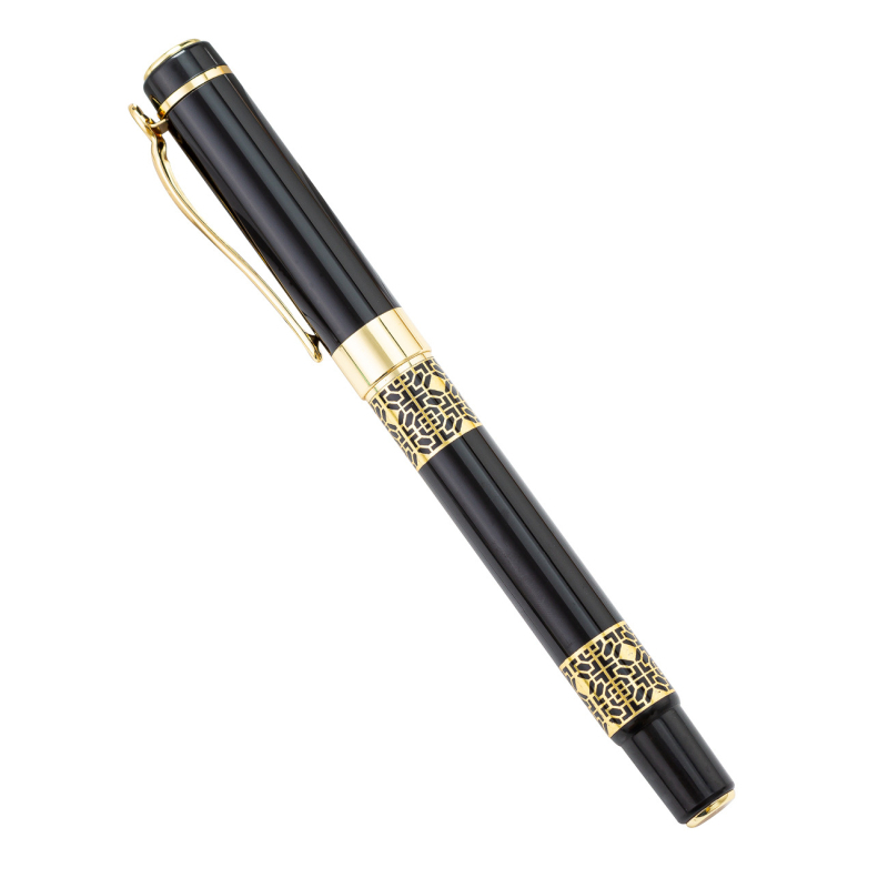 Pildspalvu dāvanu komplekts ar metāla korpusu, 0,5 mm gals, personalizēts logotips