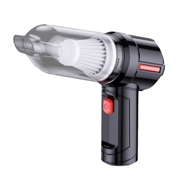 Rokas putekļu sūcējs auto un mājai, 7.4V, 120W, 5500Pa, bezvadu uzlāde