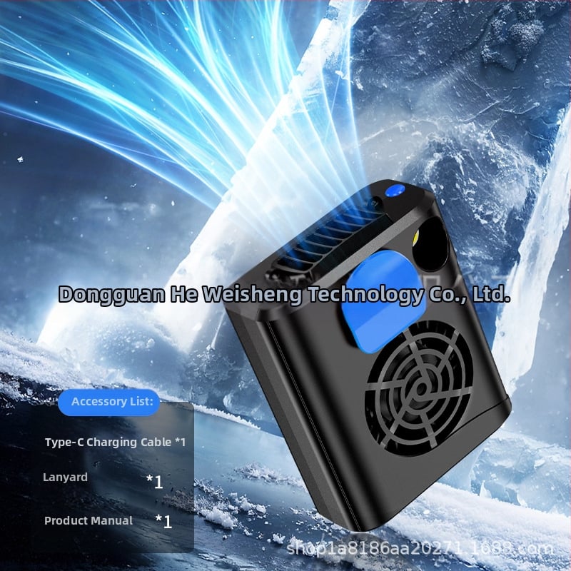 Be šepetėlių variklio juosmens/ kaklo ventiliatorius, USB įkrovimas, integruota 4000–6000 mAh baterija, 3 greičiai, be šepetėlių variklis, nešiojamas stalinis/rankinis ventiliatorius