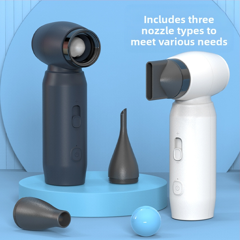 Ръчен преносим турбинен вентилатор за открито с вградена батерия 4000–6000 mAh, USB зареждане, безчетков мотор, безстъпково регулиране на скоростта, време на работа 1–3 ч