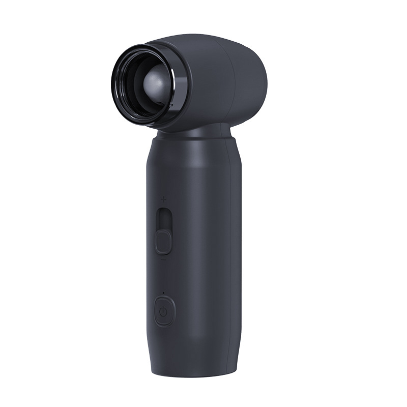 Rankinis nešiojamas lauko ventiliatorius su įmontuota baterija 4000–6000 mAh, USB įkrovimas, bešepetėlinis variklis, be žingsnių greičio reguliavimas, veikimo laikas 1–3 val.