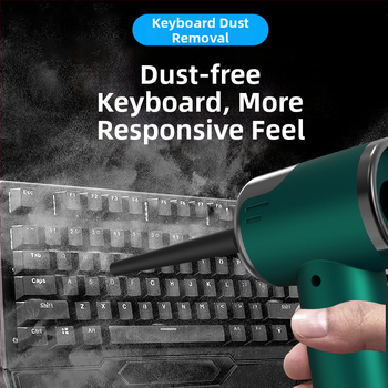 Bevielė belaidė rankinė dulkių siurblys automobiliui ir namams, ciklono antgalis, siurbimas 2100–3000 Pa, galia 75W, veikimo laikas 0–1 h, įmontuota baterija 1600–2000 mAh