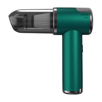 Bevielė belaidė rankinė dulkių siurblys automobiliui ir namams, ciklono antgalis, siurbimas 2100–3000 Pa, galia 75W, veikimo laikas 0–1 h, įmontuota baterija 1600–2000 mAh