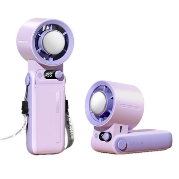 Χειροκίνητος ανεμιστήρας με ψύξη ημιαγωγών, αέρας σε 199 ταχύτητες, κινητήρας brushless, ενσωματωμένη μπαταρία 6000 mAh, φόρτιση USB