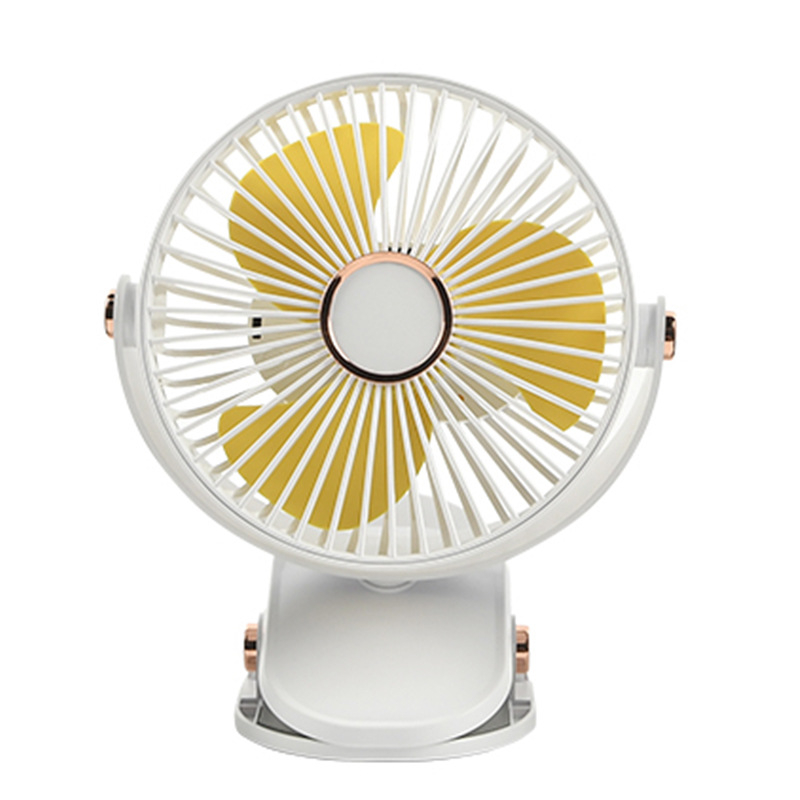 Klipinamas stalinis ventiliatorius su USB įkrovimu, brushless motoras, 5 greičiai, žemas triukšmas, įmontuota 1200–2000 mAh baterija