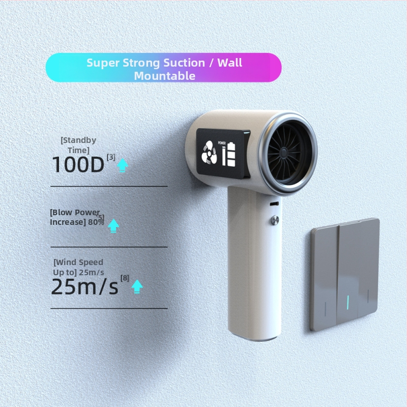 Безжичен автомобилен вакуум с цифров дисплей, двойно използване (кола и дом), компактно устройство, 60W, 6000Pa, презареждаем