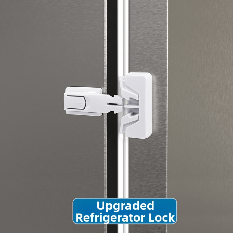 Daugiafunkcinis saugos užraktas šaldytuvui ir vandens dozatoriui; Prekės ženklas: Pampering the Bear; Kilmė: Jinhua, Zhejiang; Svoris: 22 g; Pakuotė: 600 vnt.