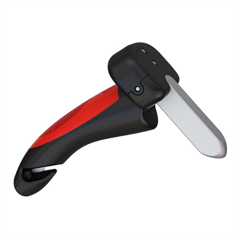 Σφυρί ασφάλειας αυτοκινήτου με εργαλείο διάτρησης παραθύρων, αλουμίνιο + χάλυβας άνθρακα + ABS, 220 g, έκτακτο εργαλείο με βραχίονα πόρτας