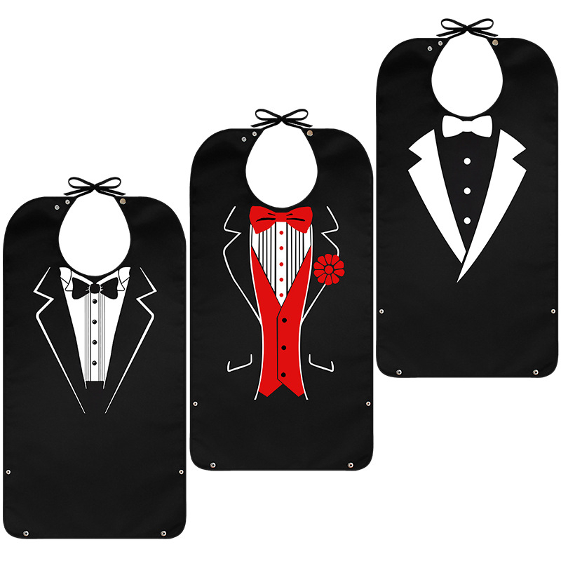 Детски водоустойчив лигавник за хранене, полиестер, многофункционален лигавник за грижа с различни шарки