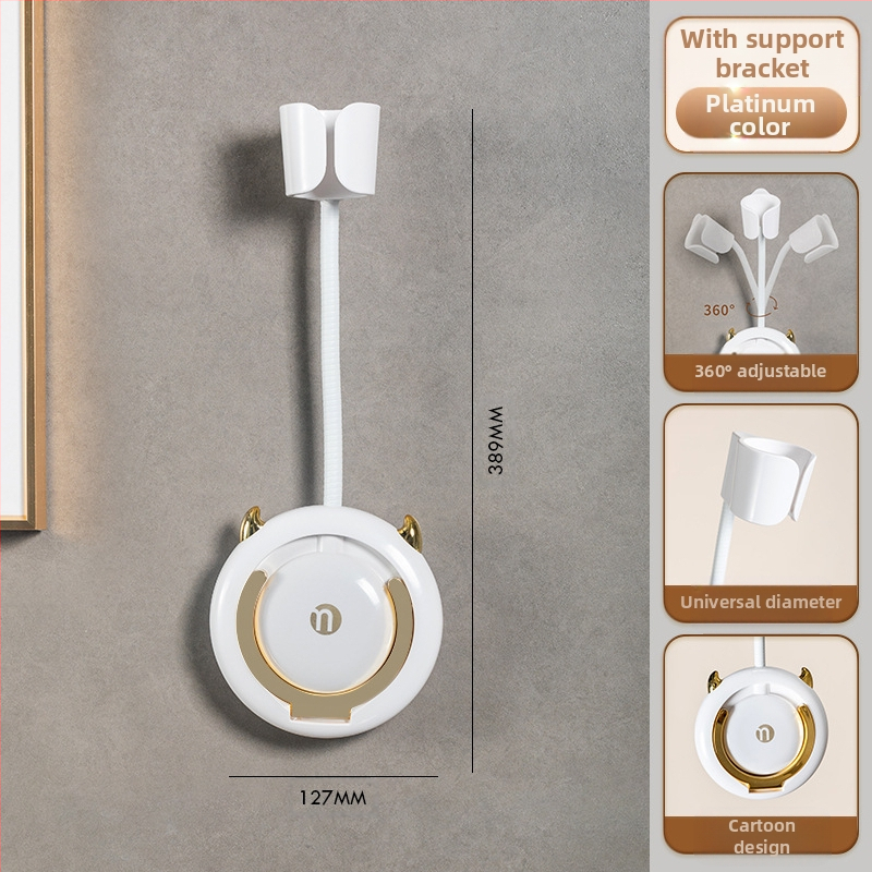 Seininis plaukų džiovintuvo laikiklis ir saugojimo lentyna (Medžiaga: plastikas; Apkrova: 120 g; Modelis: zwj38; Ženklas: HAYAN; Stilius: Light Luxury)