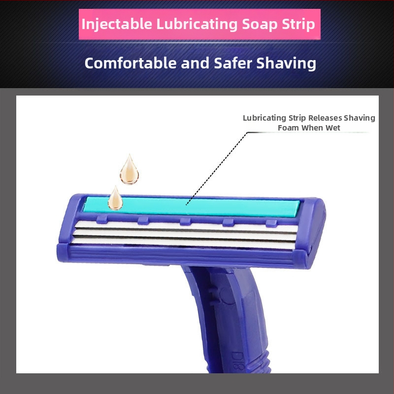 YOUHAOGAN мъжки еднократен самобръснач с трислойни стоманени остриета, 3 бр. опаковка